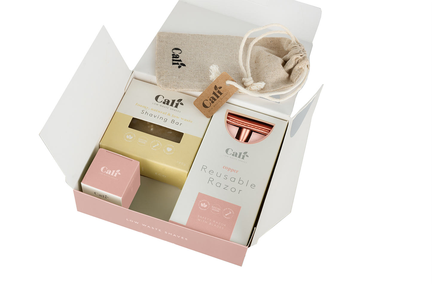 Caliwoods Safety Razor Shave Kit