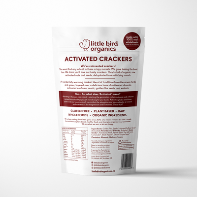 Little Bird Organics Activated Crackers - Almond Dukkah