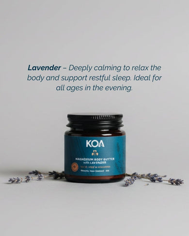 Koa Botanics Magnesium Body Butter with Lavender