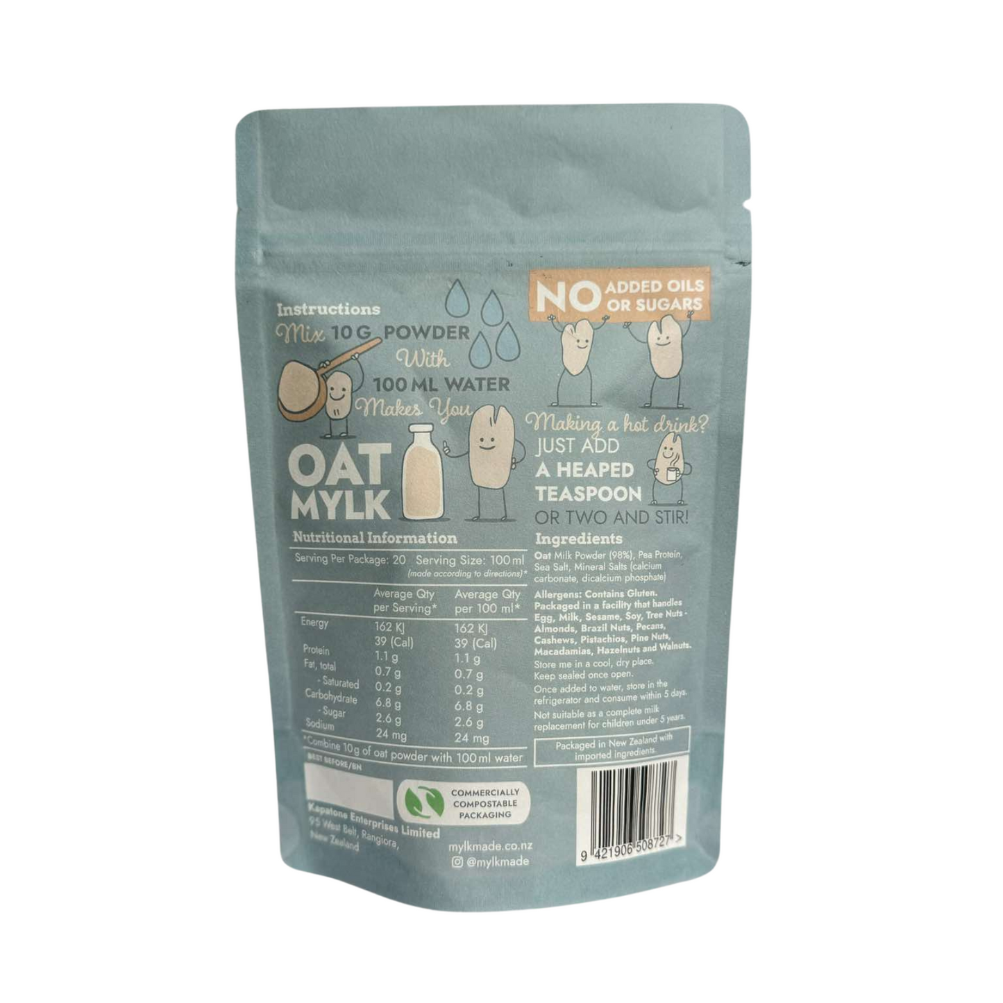 Mylk Made Oat Mylk Powder - 200g pack