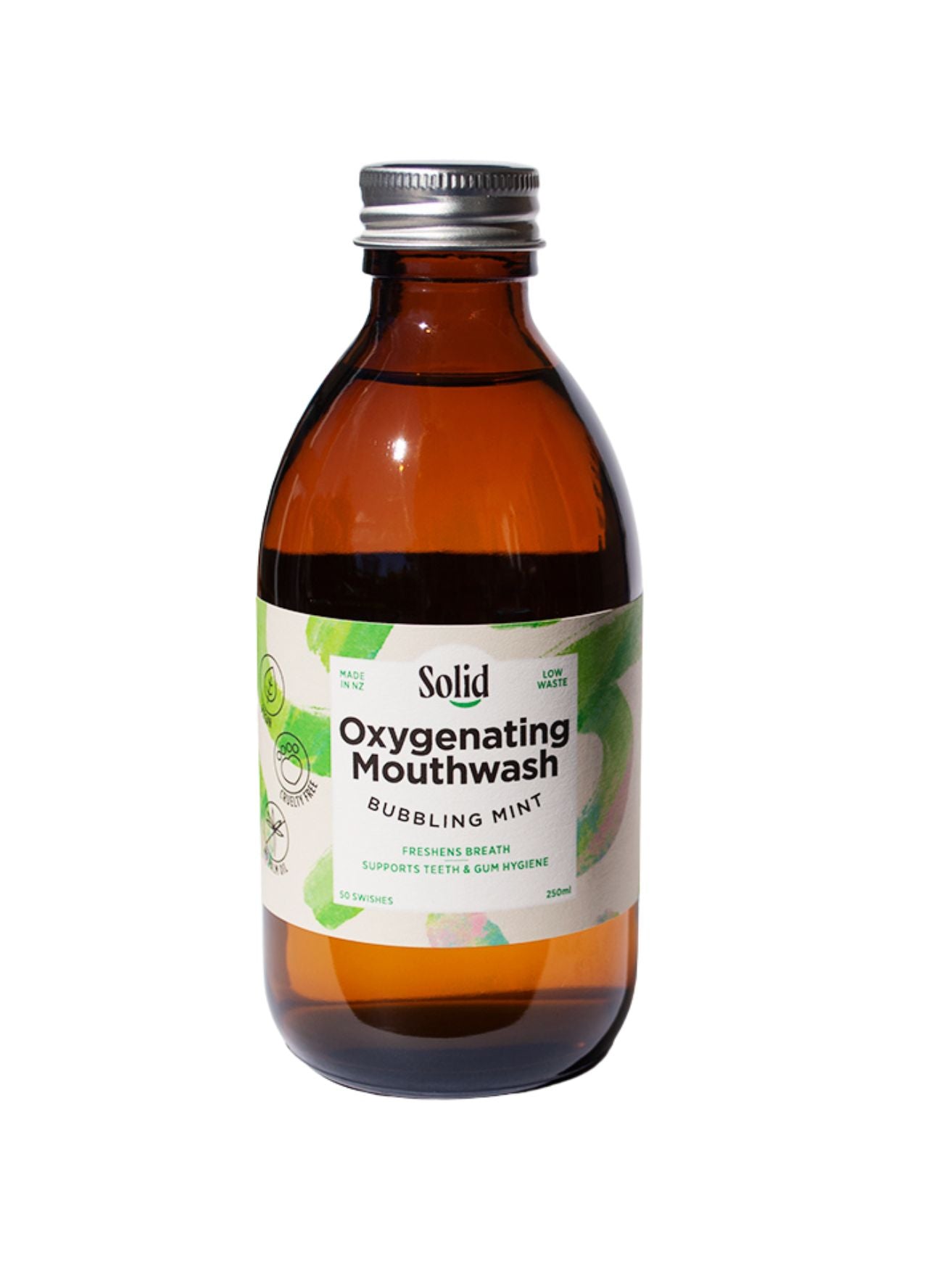 Solid Oxygenating Mouthwash