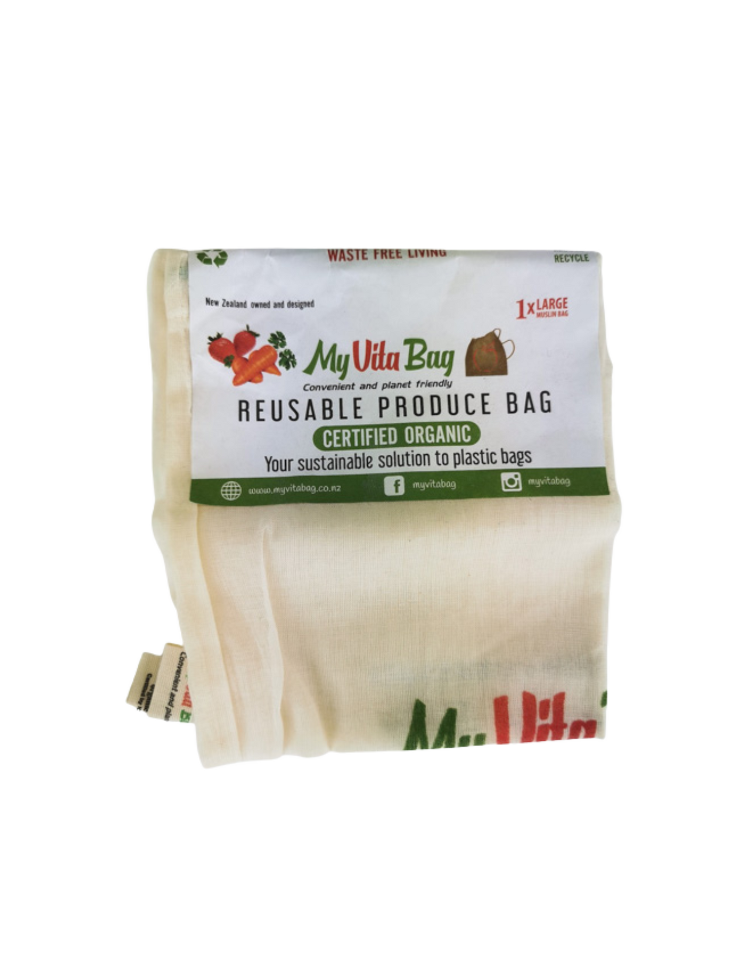 My Vita large muslin bag