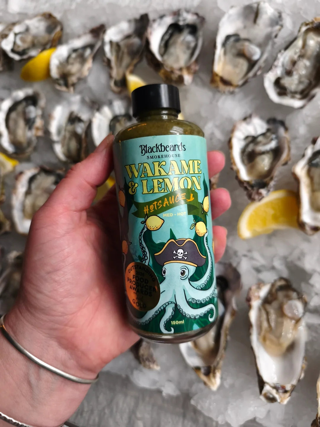 Blackbeards Wakame & Lemon Salsa Verde
