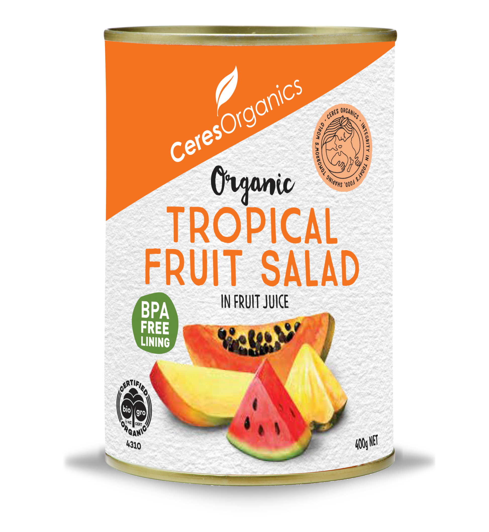 Organic Canned Tropical Fruit Salad