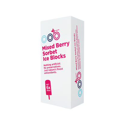 oob Organic Sorbet Iceblocks - 6 pack