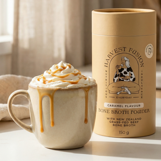 Harvest Fusion Caramel Bone Broth Powder