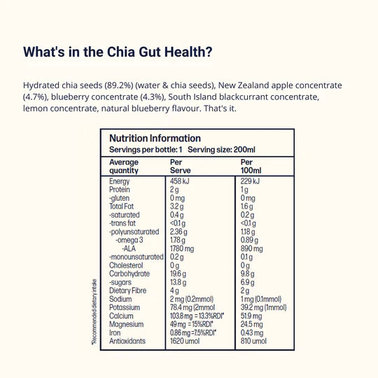 CHIA Superfood Drinks