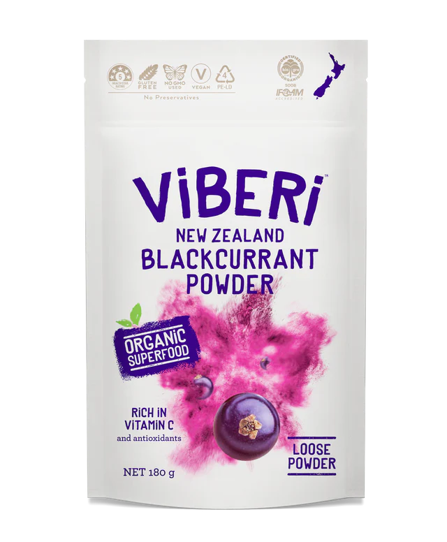 ViBERi Organic Blackcurrant Powder (180g)