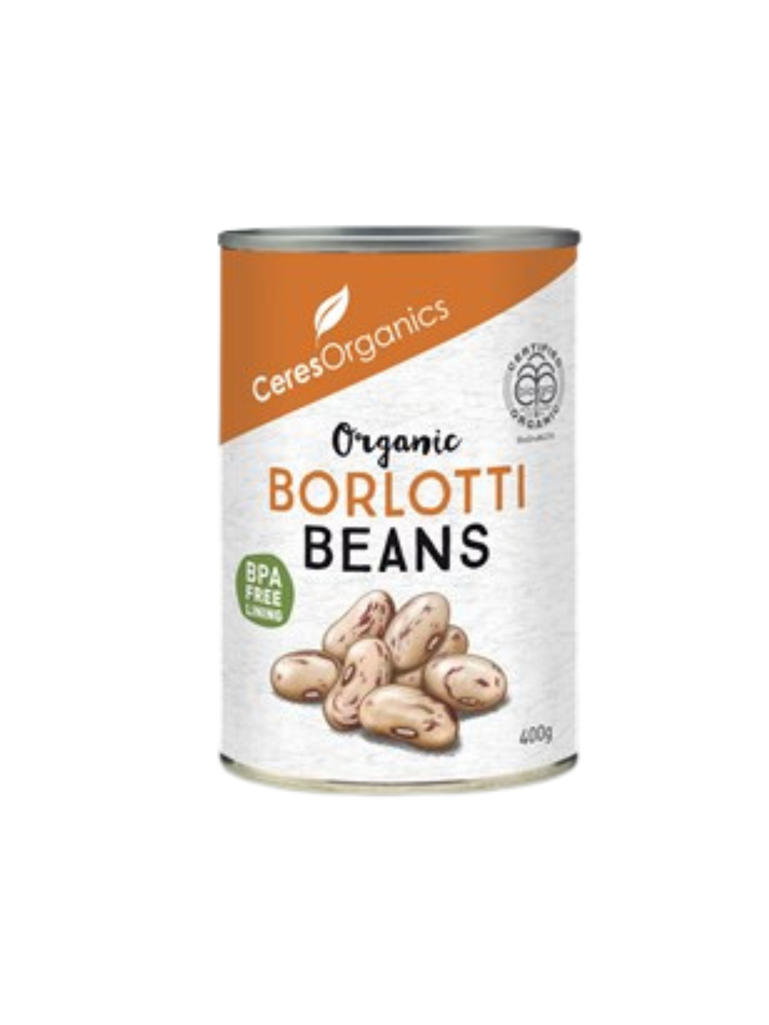 Organic Canned Borlotti Beans