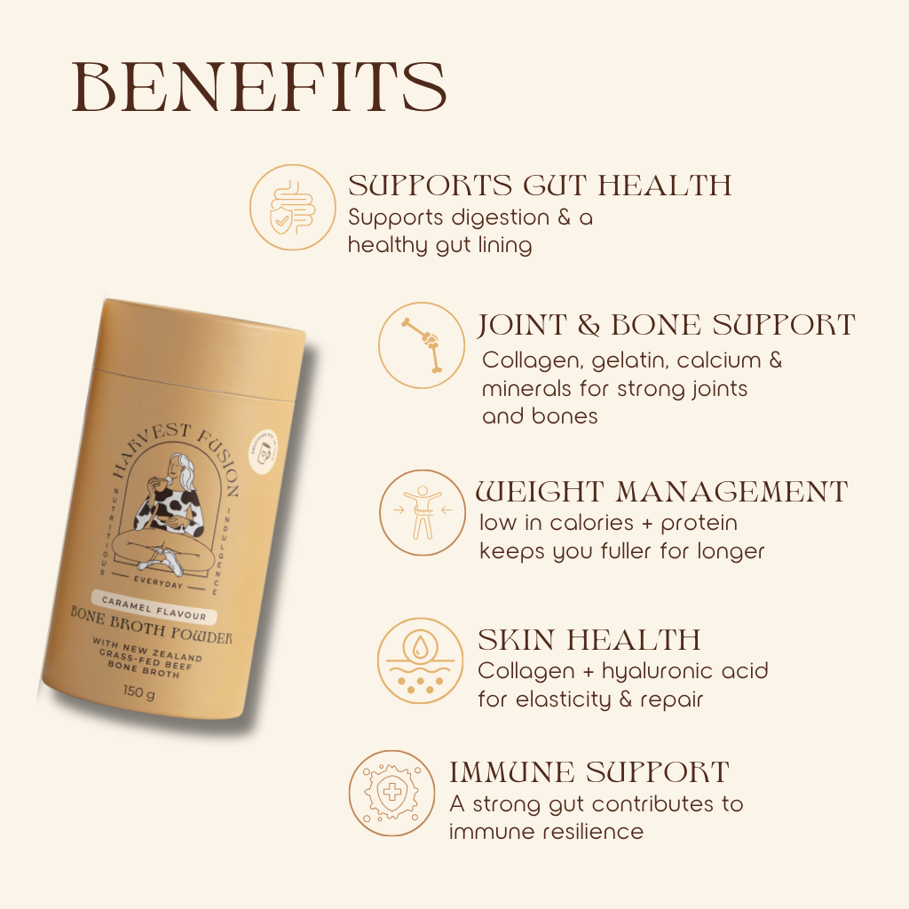 Harvest Fusion Caramel Bone Broth Powder
