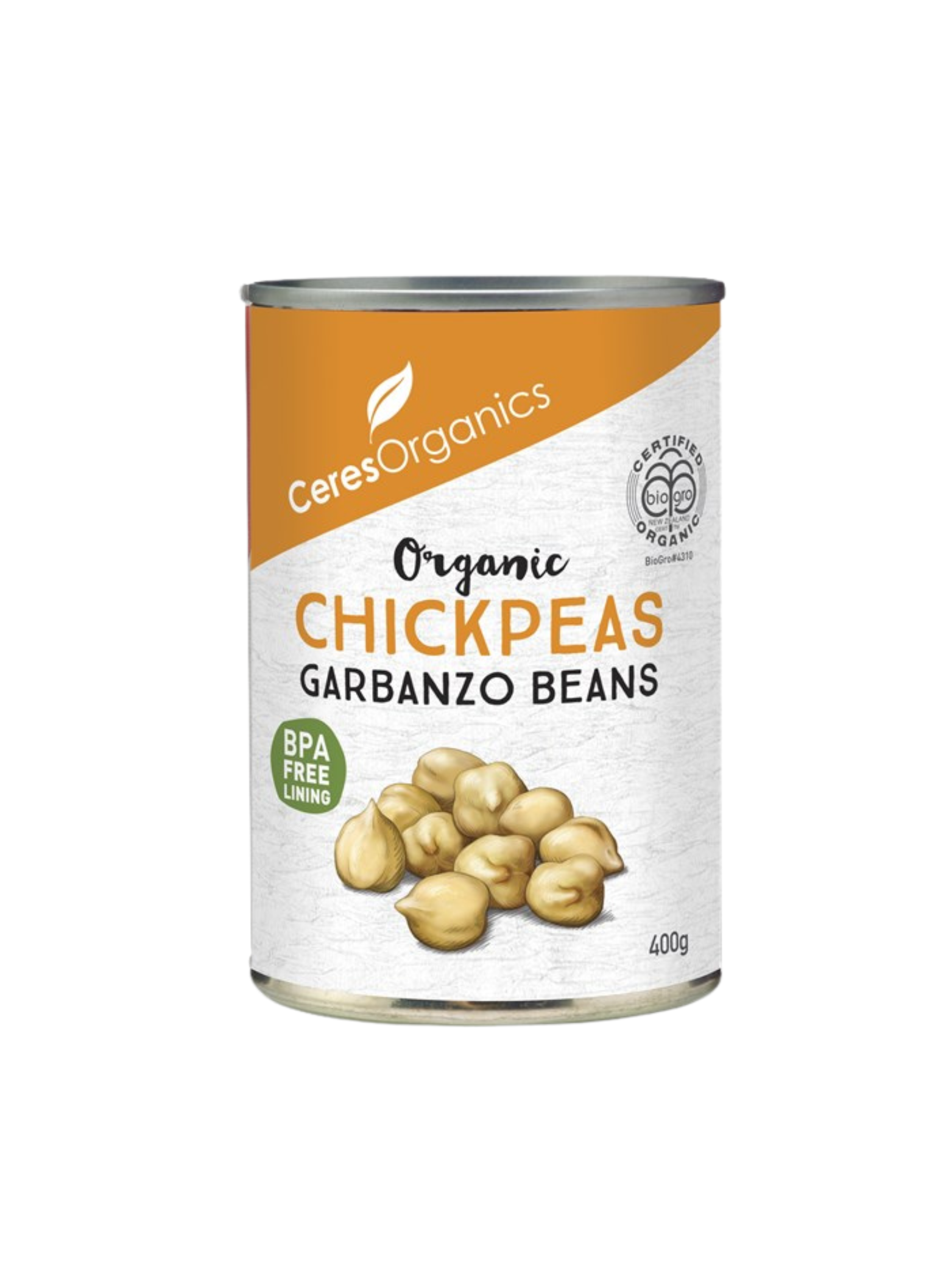 Organic Canned Chickpeas