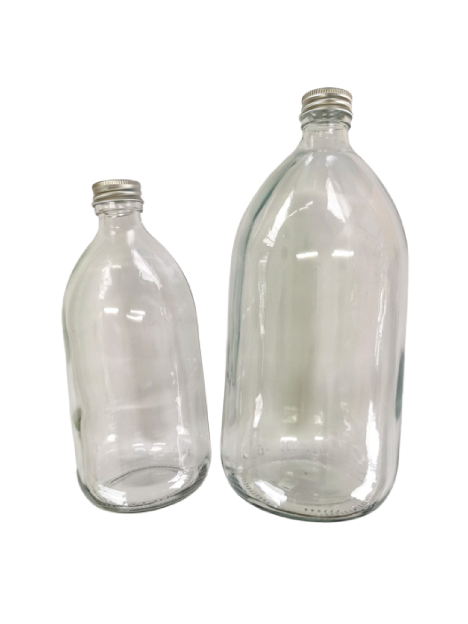 Clear Sirop Bottle