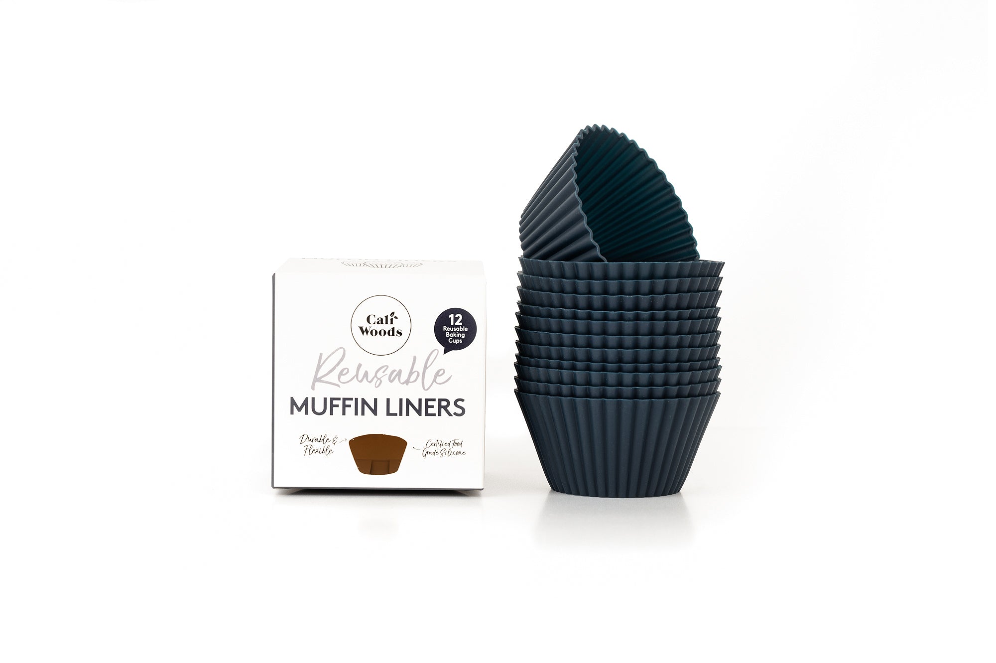 Caliwoods Silicone Muffin Liners