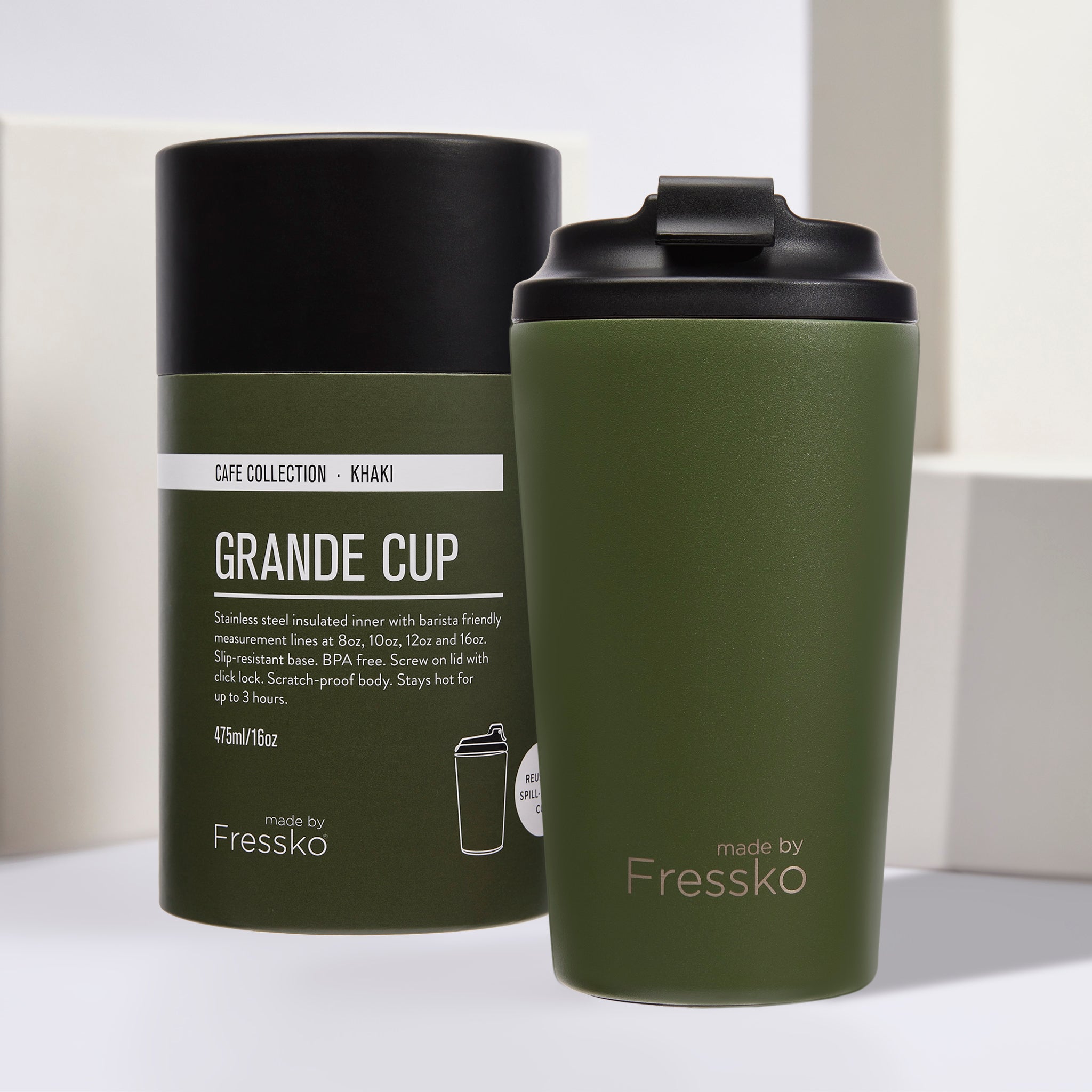 Fressko Grande Reusable Coffee Cup 475ml