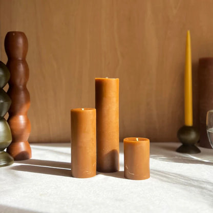 The Authentic Honey Co. Classic Pillar Candles