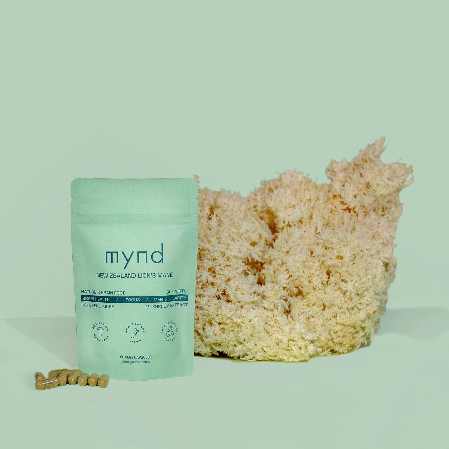 Mynd NZ Lion's Mane Capsules
