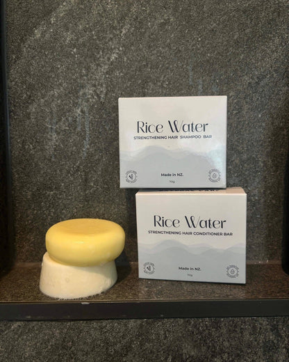 Rice Water Shampoo + Conditioner Bar Combo