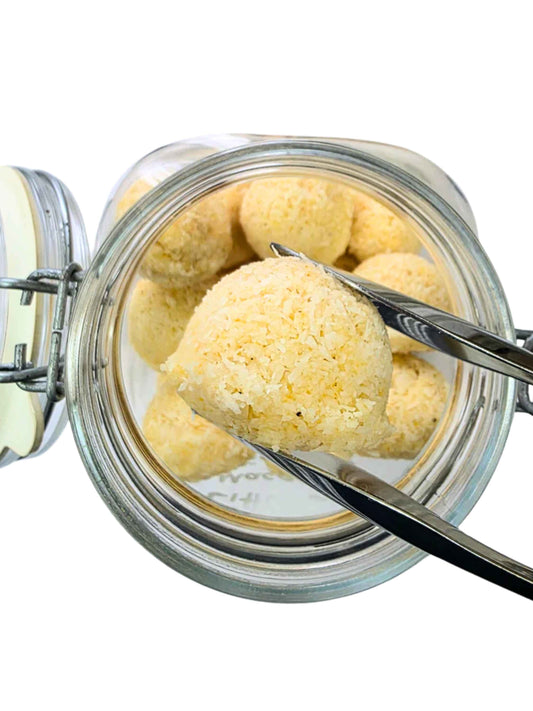 Little Bird Good Macaroons - Passionfruit + Macadamia