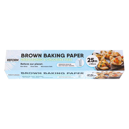 Reform Brown Baking Paper 25m - Unbleached