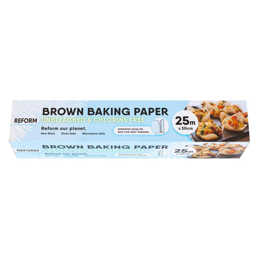 Reform Brown Baking Paper 25m - Unbleached