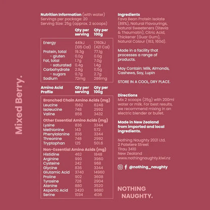 Nothing Naughty Lean Bean Protein