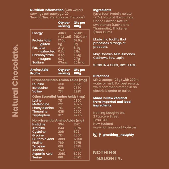 Nothing Naughty Lean Bean Protein