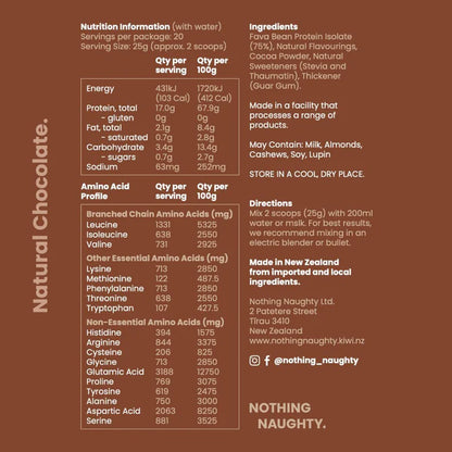 Nothing Naughty Lean Bean Protein