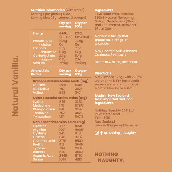 Nothing Naughty Lean Bean Protein