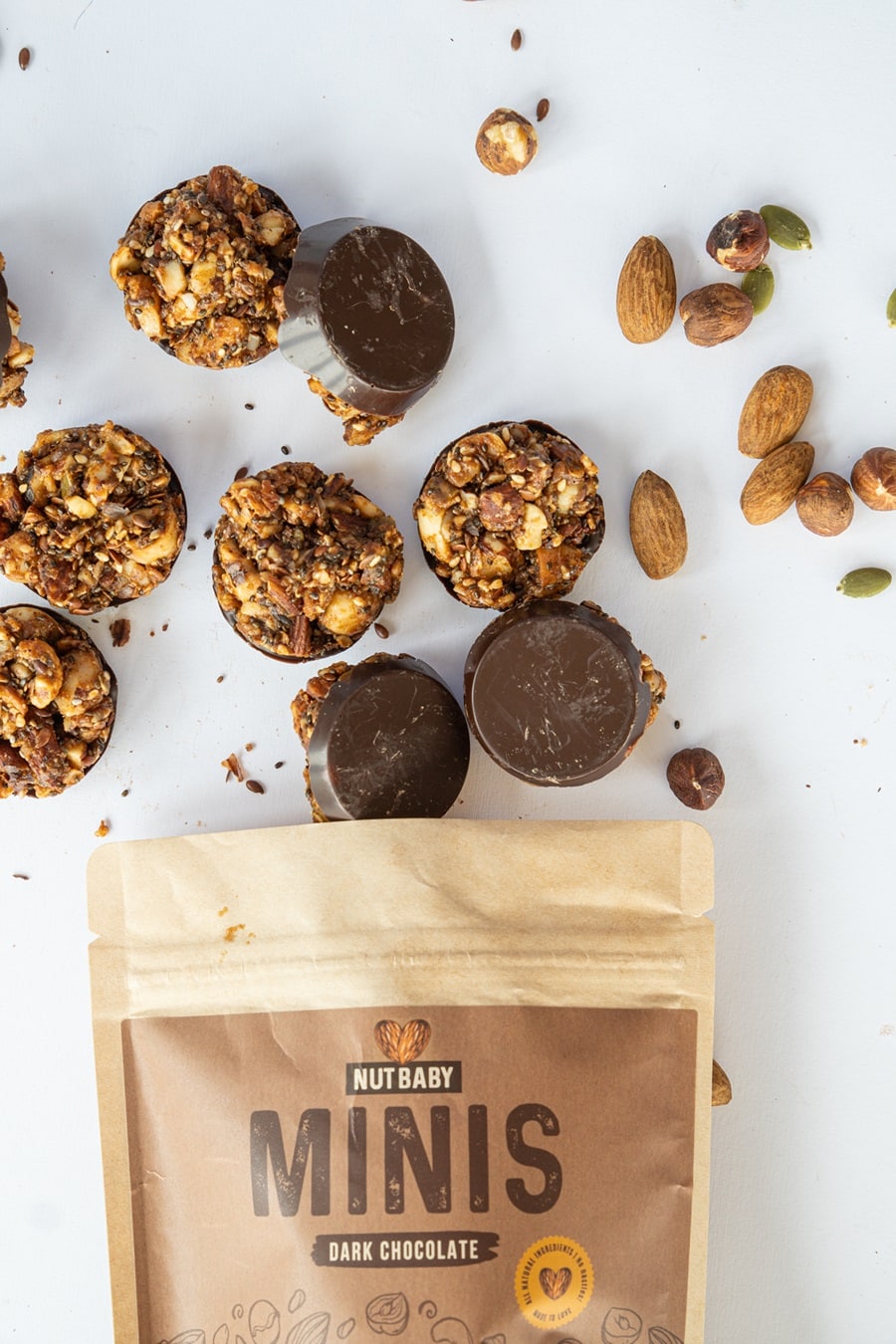 Nut Baby Dark Chocolate Minis