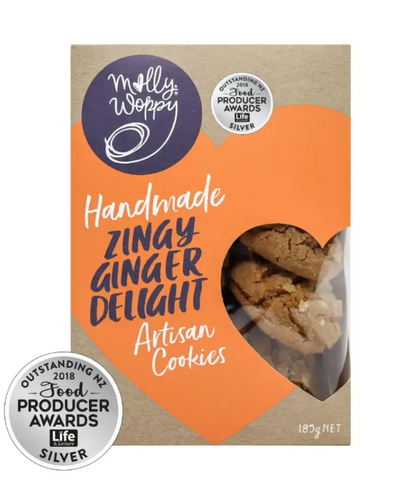 Molly Woppy Zingy Ginger Delight Artisan Cookies