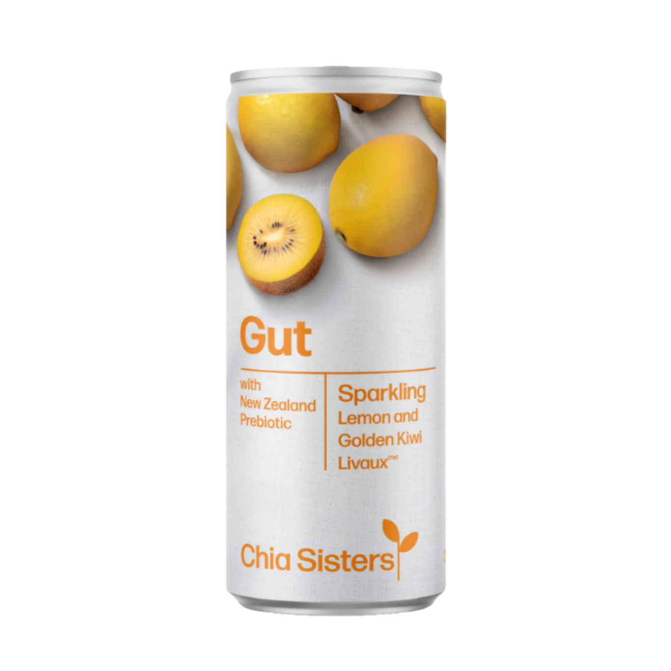 Chia Sisters Gut Lemon & Kiwifruit Sparkling Drink