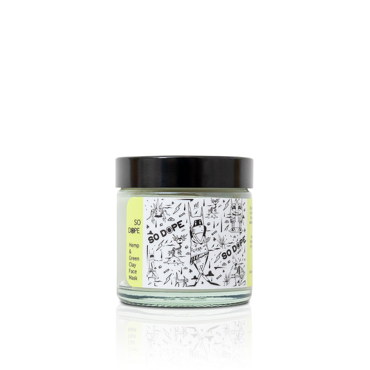So Dope Hemp & Green Clay Face Mask
