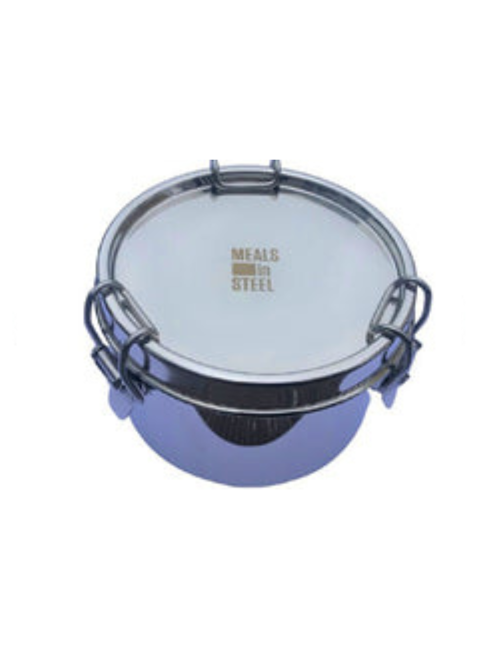 Meals in Steel Round Leakproof Lunchbox