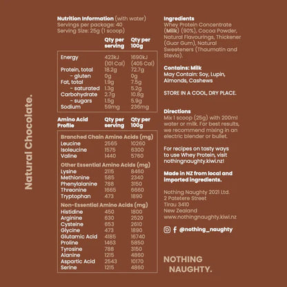 Nothing Naughty Whey Protein