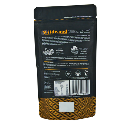 Wildwoods Spiced Cacao with Reishi & Lions Mane