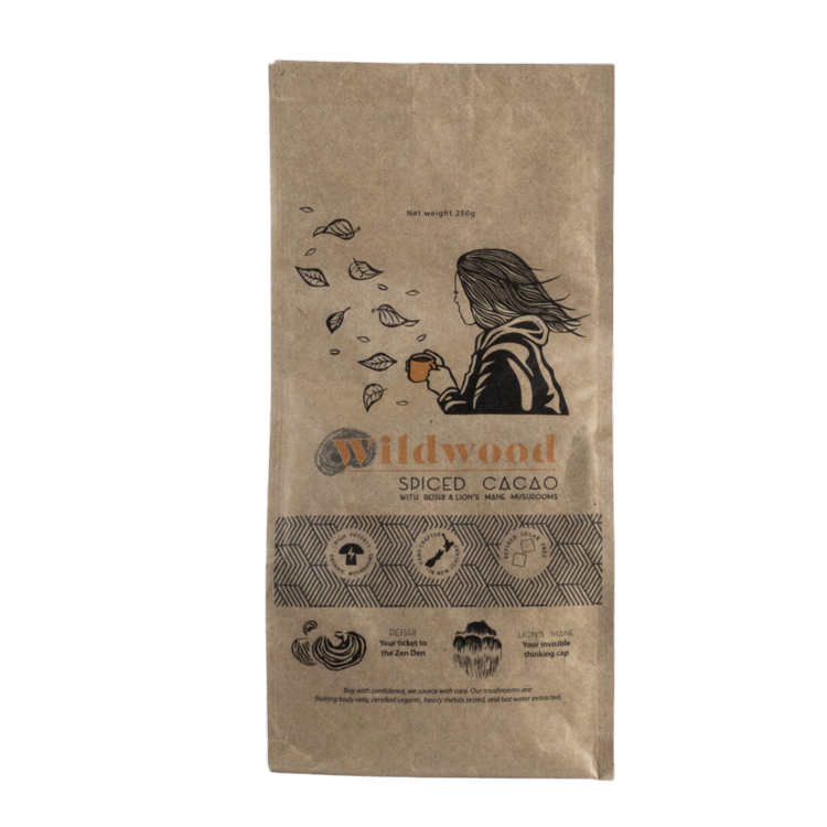 Wildwoods Spiced Cacao with Reishi & Lions Mane