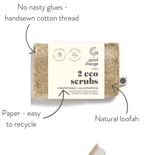 Eco Sponge Scrubs - 2 pack