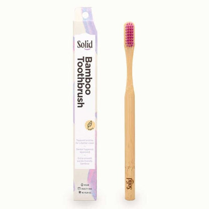 Solid Bamboo Toothbrushes