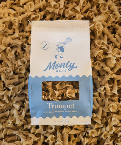 Monty & Sons NZ Durum Wheat Pasta - Trumpet