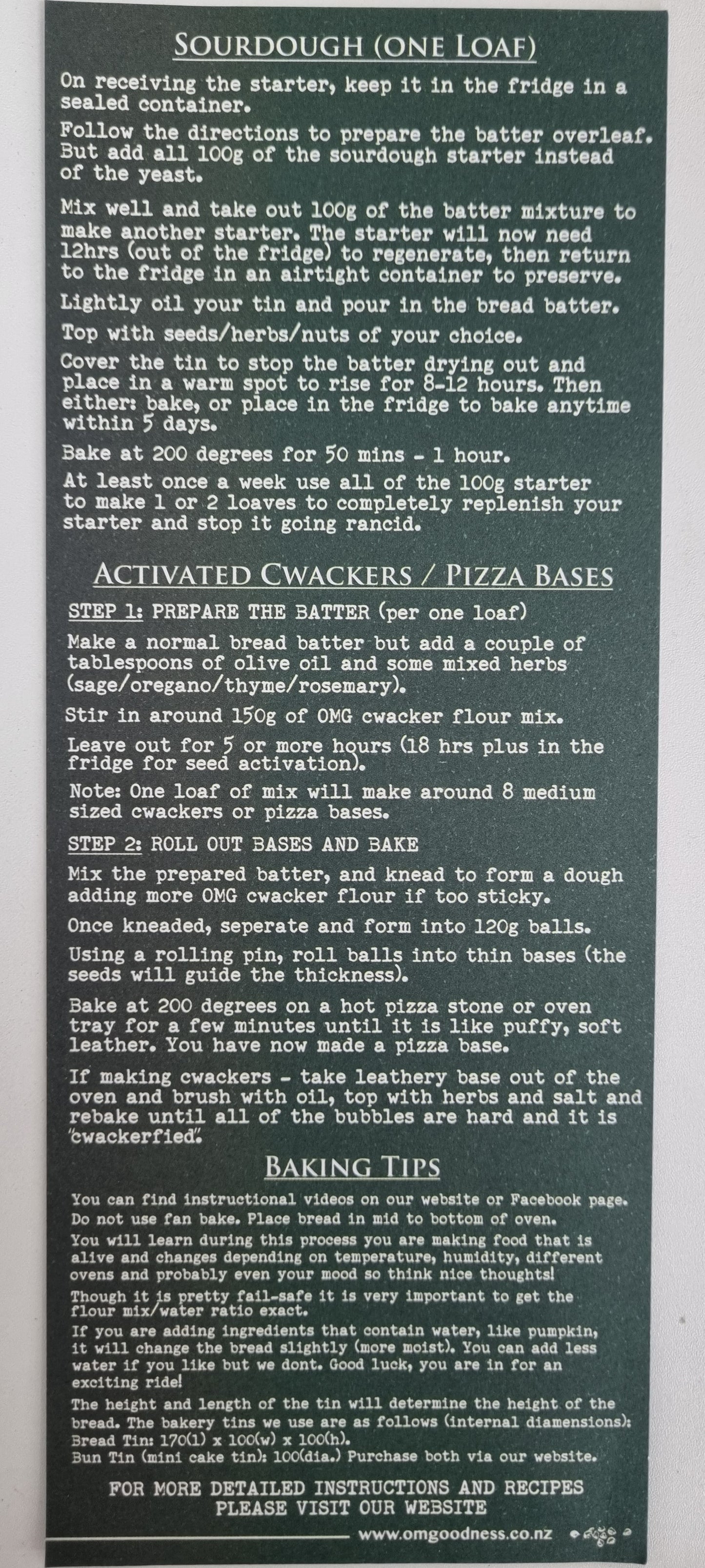 Gluten Free Bread Mix (Organic)