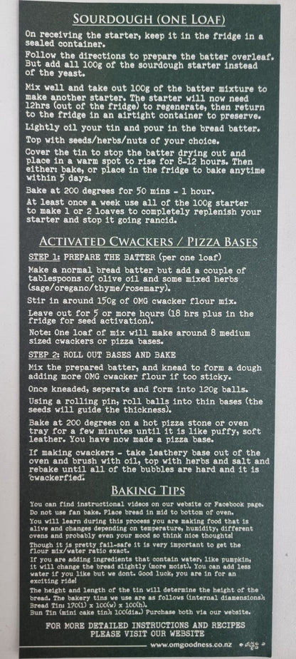 Gluten Free Bread Mix (Organic)