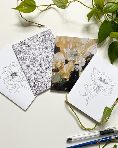 Michelle Neale Hand Painted Cards