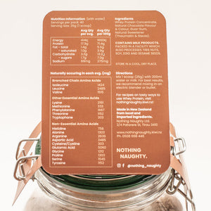 Chocolate Whey Protein Nutritional Info